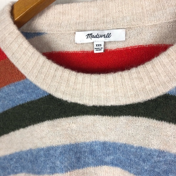 NWT madewell striped sweater XXS XL - Picture 3 of 5
